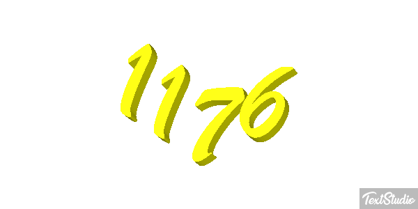 1176 Text effect