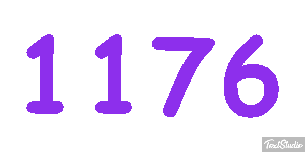 1176 Text effect