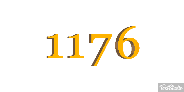 1176 Text effect