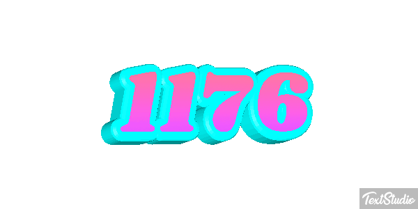 1176 Text effect