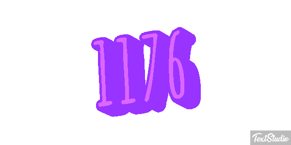 1176 Text effect