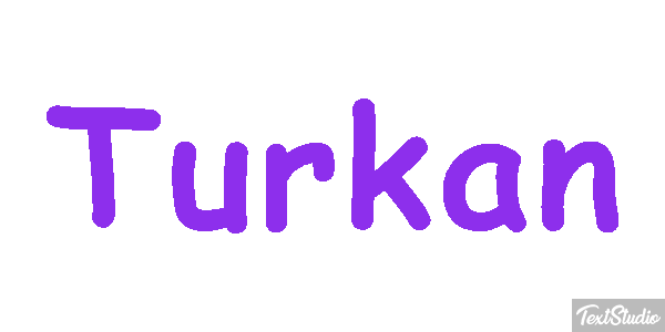 Türkan Text effect