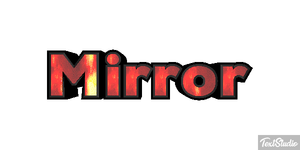 Mirror Effet de texte