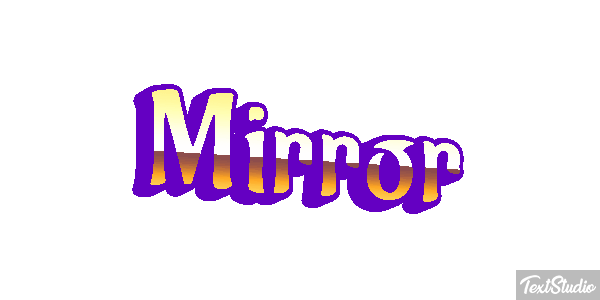 Mirror Effet de texte