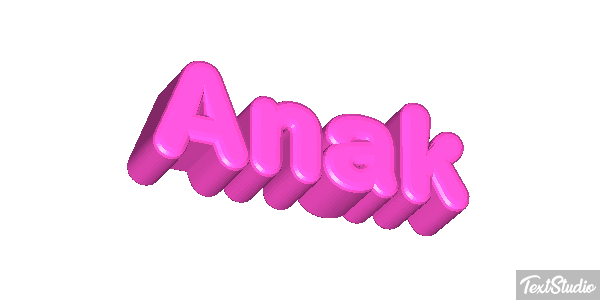 Anak Text effect