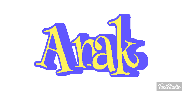 Anak Text effect