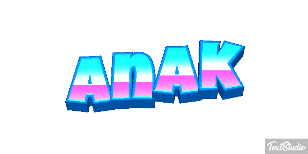 Anak Text effect