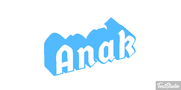 Anak Text effect