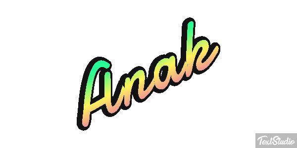 Anak Text effect