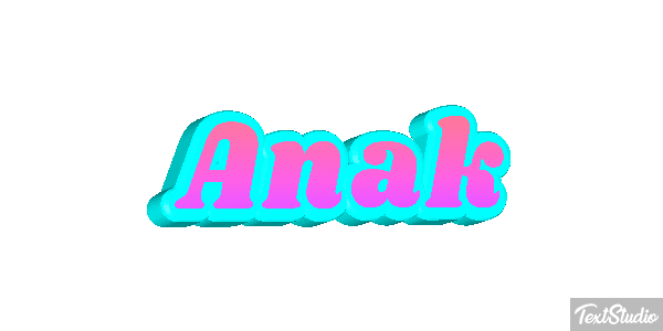 Anak Text effect