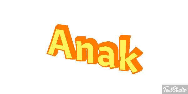 Anak Text effect