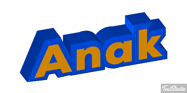 Anak Text effect