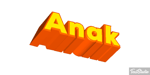 Anak Text effect