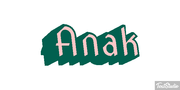 Anak Text effect