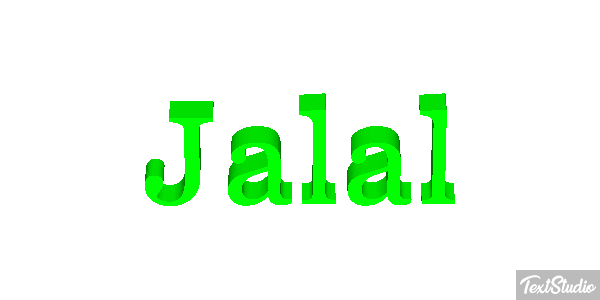Jalal Text effect