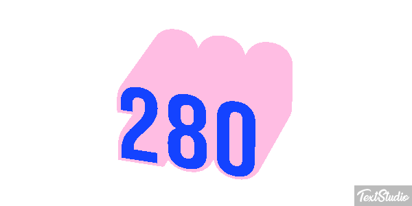 280 Texteffekt