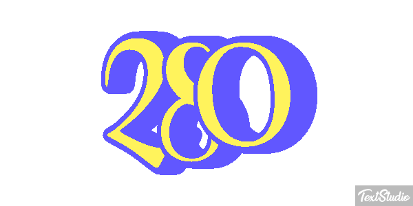 280 Texteffekt