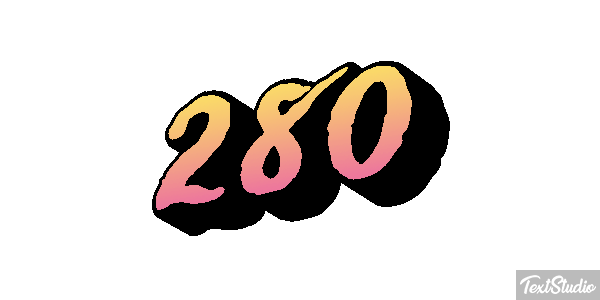 280 Texteffekt