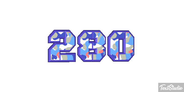 280 Texteffekt