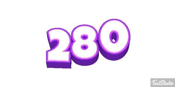 280 Texteffekt