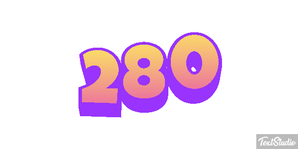 280 Texteffekt