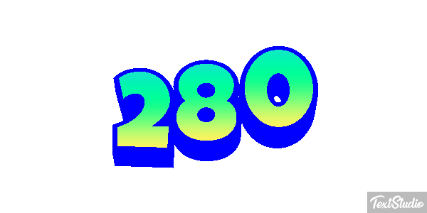 280 Texteffekt