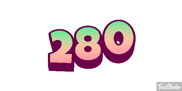 280 Texteffekt