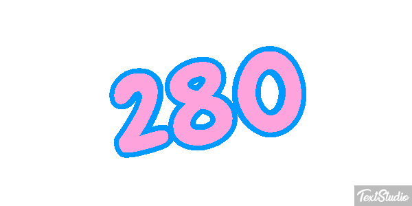 280 Texteffekt