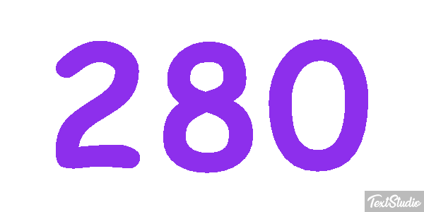 280 Texteffekt