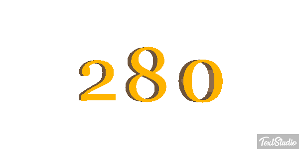 280 Texteffekt