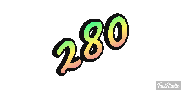 280 Texteffekt
