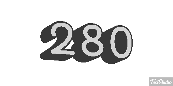 280 Texteffekt
