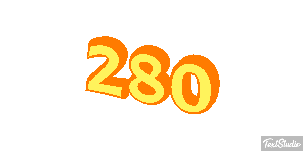 280 Texteffekt