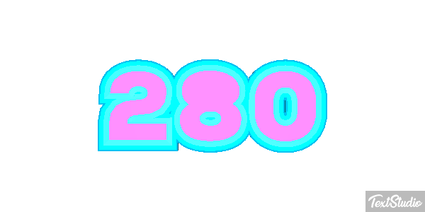 280 Texteffekt