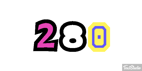 280 Texteffekt