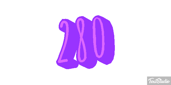 280 Texteffekt