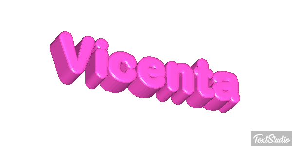 Vicenta Efecto de texto