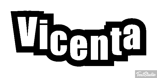 Vicenta Efecto de texto