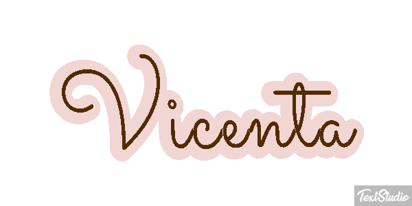 Vicenta Efecto de texto