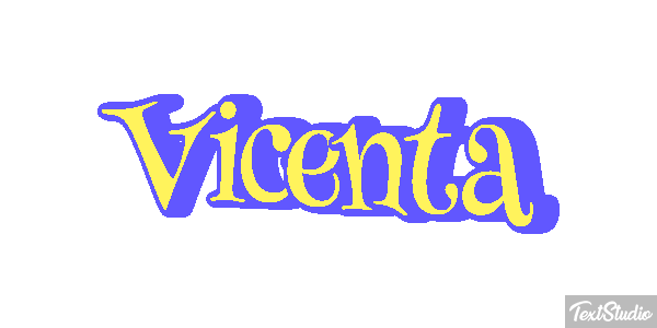 Vicenta Efecto de texto