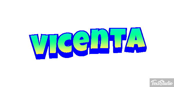 Vicenta Efecto de texto