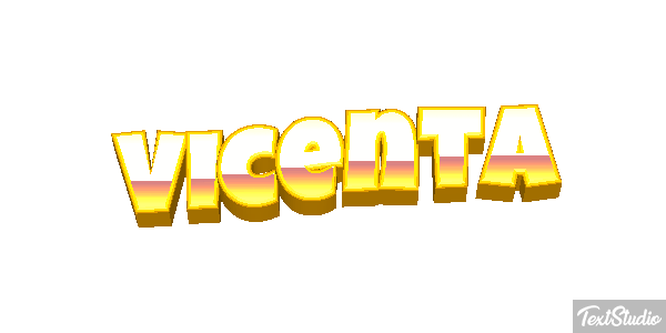 Vicenta Efecto de texto
