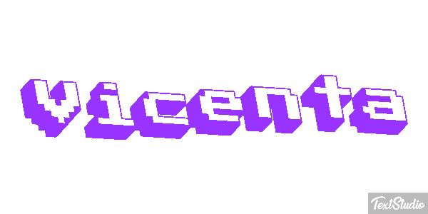 Vicenta Efecto de texto
