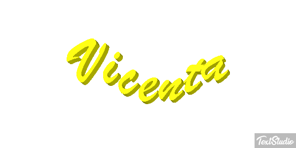 Vicenta Efecto de texto