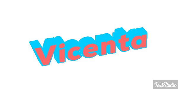 Vicenta Efecto de texto