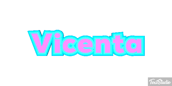 Vicenta Efecto de texto