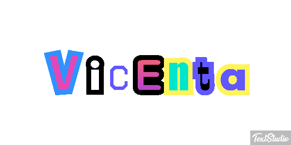 Vicenta Efecto de texto