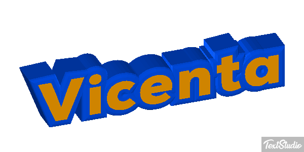 Vicenta Efecto de texto