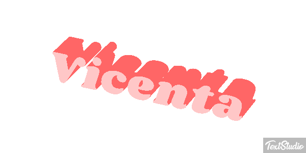 Vicenta Efecto de texto
