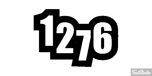 1276 Text effect
